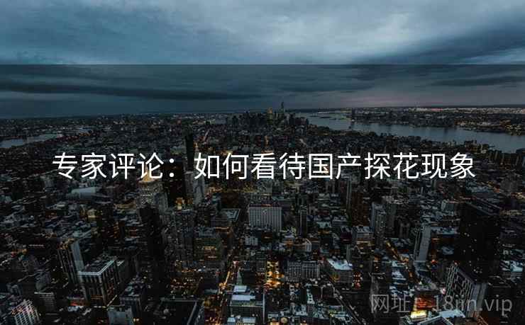 专家评论：如何看待国产探花现象