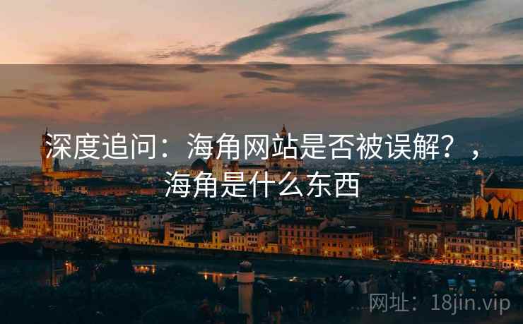 深度追问：海角网站是否被误解？，海角是什么东西