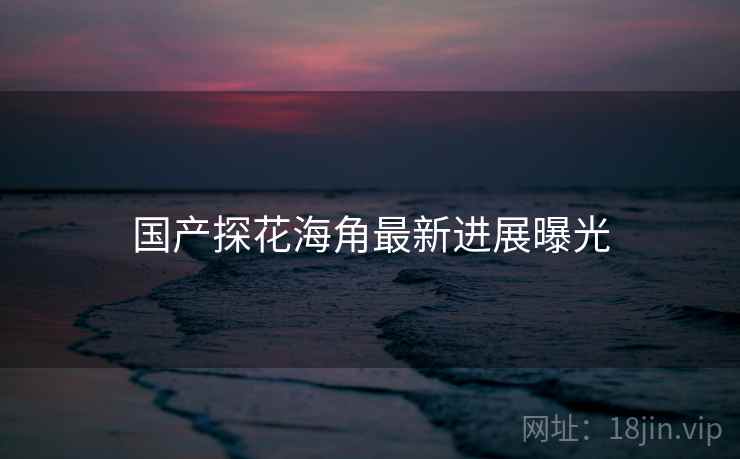 国产探花海角最新进展曝光 国产探花海角最新进展曝光