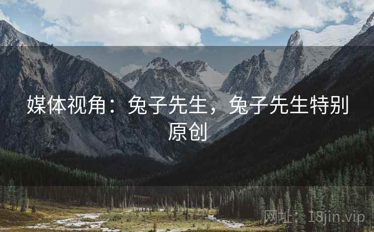 媒体视角:兔子先生,兔子先生特别原创 媒体视角:兔子先生,兔子先生特别原创