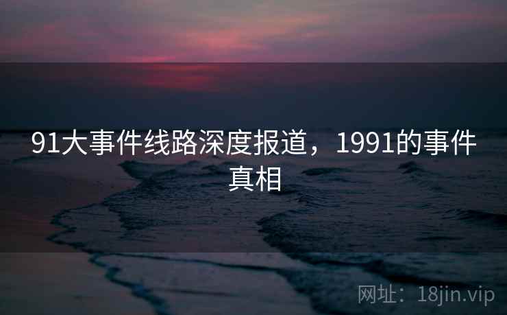 91大事件线路深度报道,1991的事件真相 91大事件线路深度报道,1991的事件真相