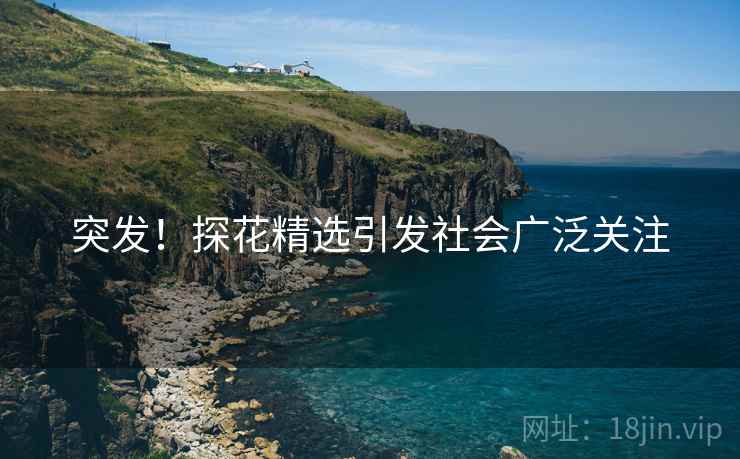 突发!探花精选引发社会广泛关注 突发!探花精选引发社会广泛关注